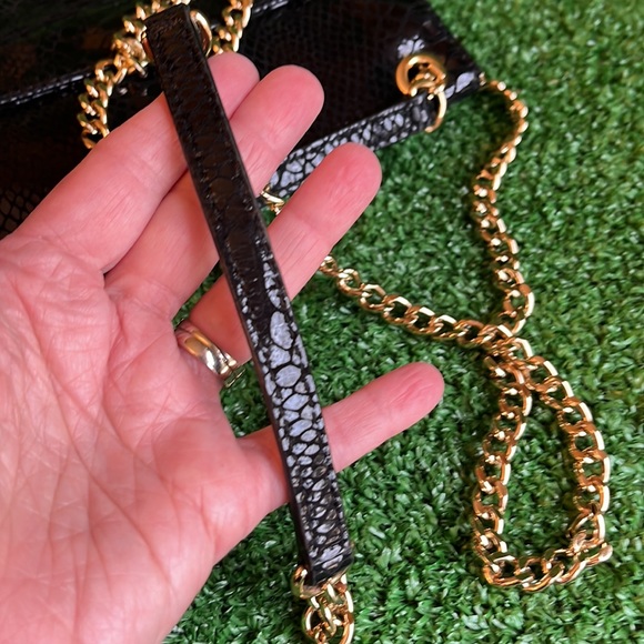 MICHAEL Michael Kors Sloan Small Python-Embossed crossbody. - Picture 7 of 7